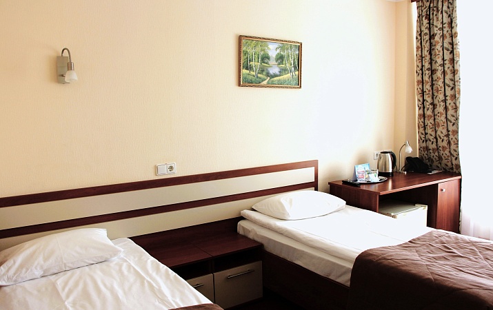 ПЕРВАЯ КАТЕГОРИЯ ДВУХМЕСТНЫЙ ОДНОКОМНАТНЫЙ (ТВИН) СТАНДАРТ