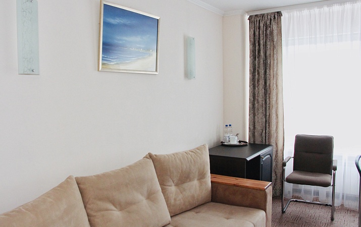 ВЫСШАЯ КАТЕГОРИЯ ДВУХМЕСТНЫЙ ДВУХКОМНАТНЫЙ ЛЮКС (с двумя раздельными кроватями)