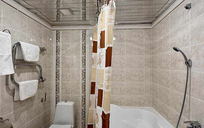 ВЫСШАЯ КАТЕГОРИЯ ДВУХМЕСТНЫЙ ДВУХКОМНАТНЫЙ ЛЮКС (с двуспальной кроватью)